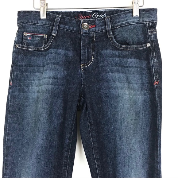 Tommy Hilfiger Spirit Crop Jeans Size 4 Women Blue - Picture 2 of 8